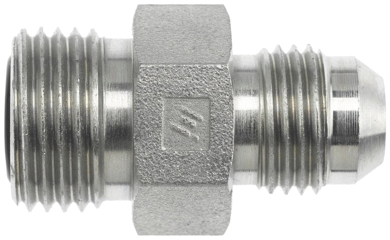 FS6403-10-10 by Brennan Inc. | -10 Male Face Seal x -10 Male JIC | Straight | Steel