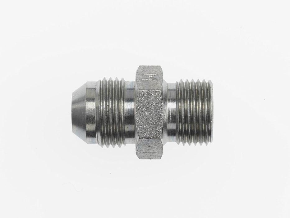 7005-10-20 by Brennan Inc. | -10 Male JIC x 20mm Male Metric Port | Straight | Steel