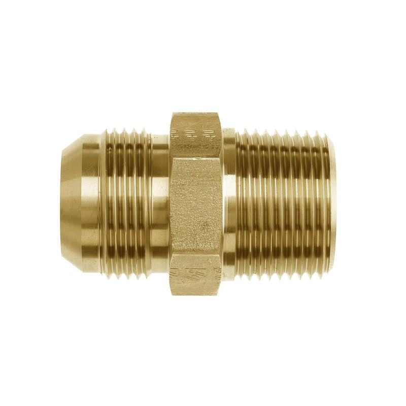 2404-12-08-B Male JIC x Male Pipe Straight - Brass