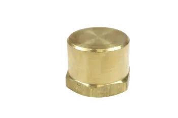CH002 by Coilhose | Pipe Fitting | Hex Head Cap | 1/8" Female NPT Thread | Brass