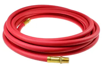 H51612N by Coilhose | General Purpose Hose | 5/16" Hose ID | 5/8" Hose OD | 1/4" Male NPT Rigid | Red | EPDM | 12ft