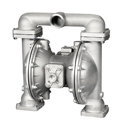8324 by Alemite | Air Operated | 1-1/2" Diaphragm Pump | Inlet/Outlet: 1-1/2" | Air Inlet: 3/4" | 125 PSI | Aluminum/Buna