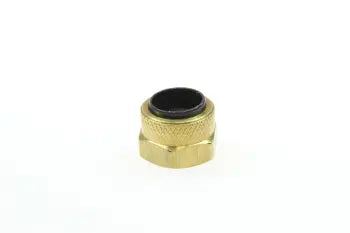 P6108 by Coilhose | Poly-Tube Fitting | Nut & Sleeve Assembly | 1/2" Tube OD | Brass