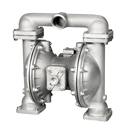 8340 by Alemite | Air Operated | 3" Diaphragm Pump | Inlet/Outlet: 3" | Air Inlet: 3/4" | 125 PSI | Aluminum/Buna