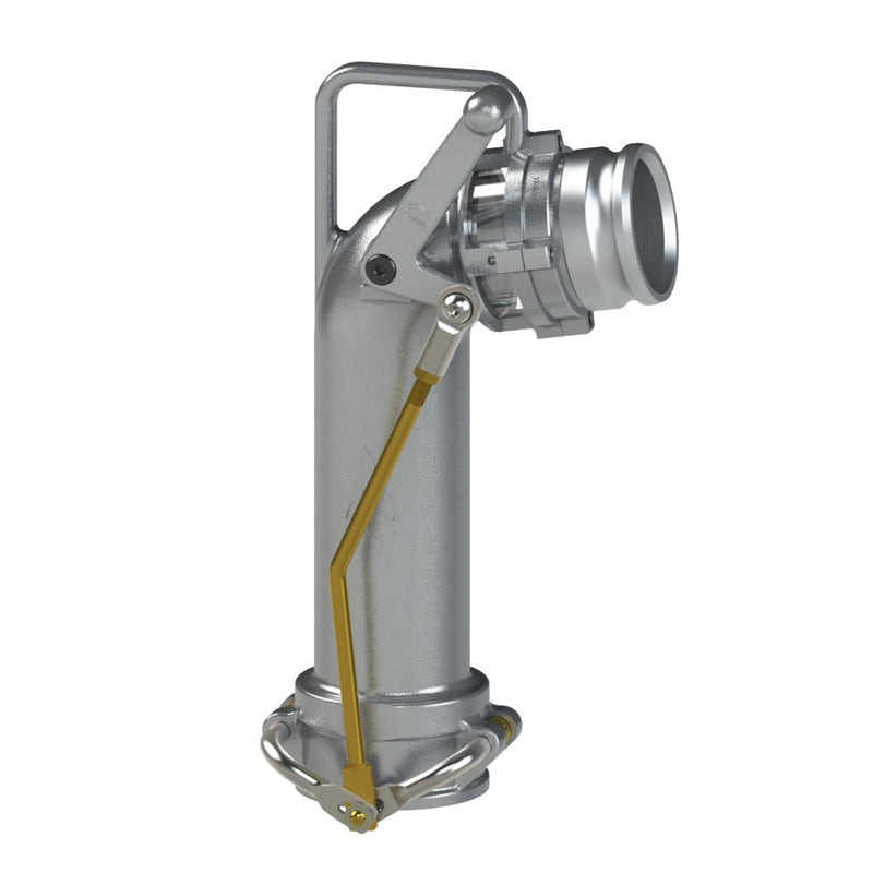 86004130A (UTF40) by PT-Coupling | Petroleum Handling Dual Point Tight Fill Elbow | with TF30X40AF Adapter | Complete Assembly