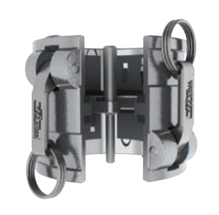 87104040 (40CSPX40CSP) by PT-Coupling | Petroleum Handling | Vapor Recovery Coupler | 4" Coupler with Pushrod x 4" Coupler with Pushrod | Aluminum