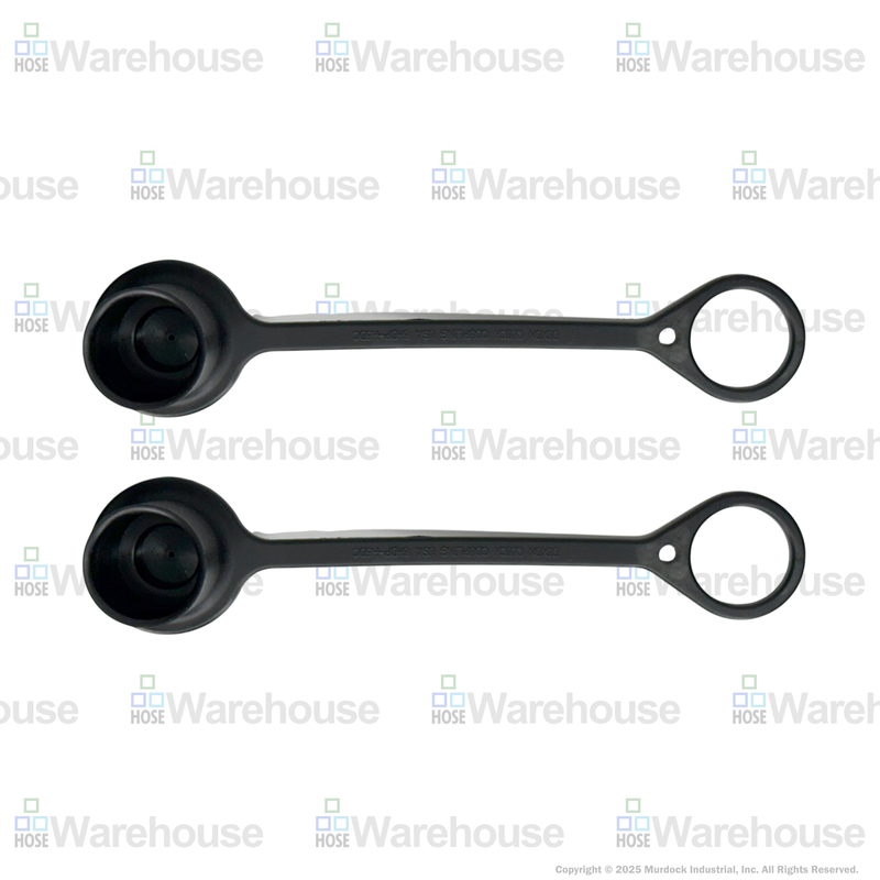 8HDP-H8DC by Dixon Valve | Hydraulic Quick Disconnect Coupling | H-Series | ISO-B Interchange Dust Cap/Plug Combo | Fits 1" and 1-1/4" Body Size | Nitrile