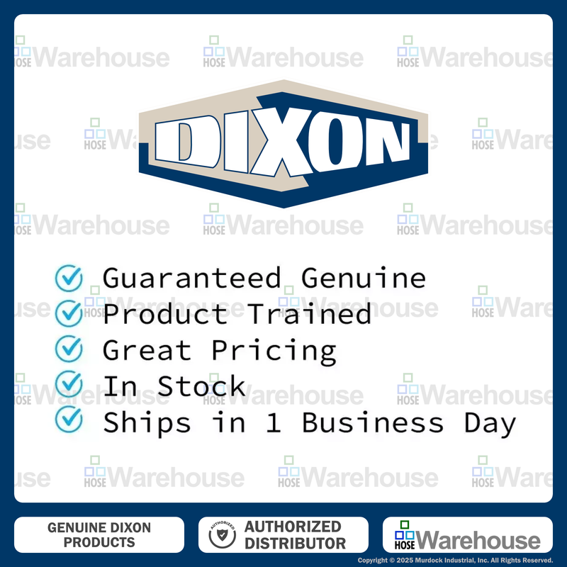 8HDP-H8DC by Dixon Valve | Hydraulic Quick Disconnect Coupling | H-Series | ISO-B Interchange Dust Cap/Plug Combo | Fits 1" and 1-1/4" Body Size | Nitrile
