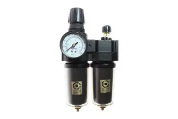 27FCL6-GS by Coilhose | 27 Modular Series Integral Filter/Regulator + Lubricator | Gauge | Metal Bowl with Sight Glass | 3/4" Pipe size