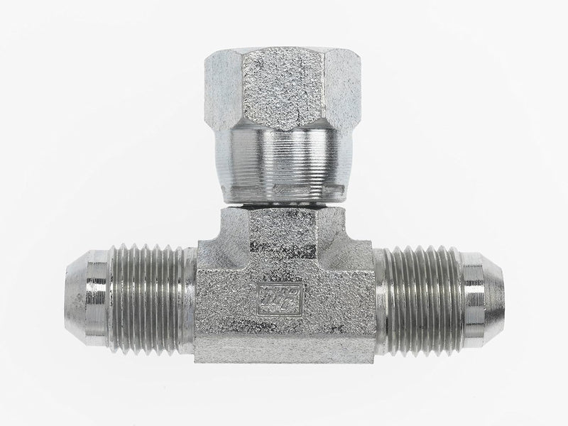 6600-32-32-32-FG by Brennan Inc. | -32 Male JIC x -32 Male JIC x -32 Female JIC Swivel | Tee | Forged Steel