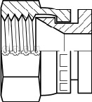 9222-02 by AdaptAll | -02 JIS Cap Solid | Carbon Steel