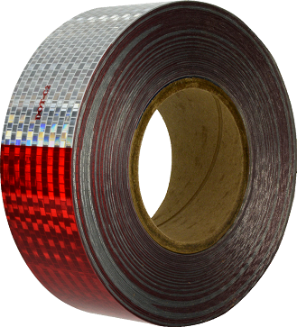 95620 by Midland | Truck & Trailor Conspicuity Tape | 2" x 150ft Roll of 11" Red / 7" White