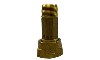 970254 by Midland | Lead Free Water Meter Coupling | 3/4" | Straight | Brass