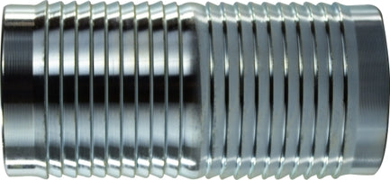 973653 (973-653) by Midland | Hose Mender | 1" Hose Barb x 1" Hose Barb | Straight | Plated Steel