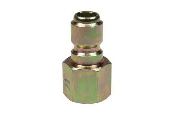 1102STS by Coilhose | Straight Through Series Connector | 1/4" Female NPT Thread | Straight | Steel
