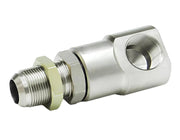 9SS20MJB20XFP125-Ni-V by Super Swivel | 6163-Ni-V | 1-5/8-12 Male 37° JIC Bulkhead x 1-1/4-11-1/2 Female Pipe NPTF | 1.073" Through Hole | 90° Elbow | Electroless Nickel | Viton Seal