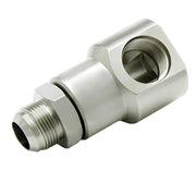 9SS20MJ20XFO20-Z-ETP by Super Swivel | 5252-Z-ETP | 1-5/8-12 Male 37° JIC x 1-5/8-12 Female O-Ring ORB | 1.078" Through Hole | 90° Elbow | Zinc | Extreme Viton® Seal