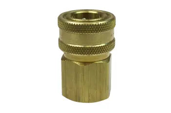 117ST by Coilhose | Straight Through Series Coupler | 1/2" Female NPT Thread | Straight | Brass