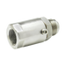 SS8MJ8XFP50-Ni-V by Super Swivel | 1123-Ni-V | 3/4-16 Male 37° JIC x 1/2-14 Female Pipe NPTF | 0.406" Through Hole | Straight | Electroless Nickel | Viton Seal