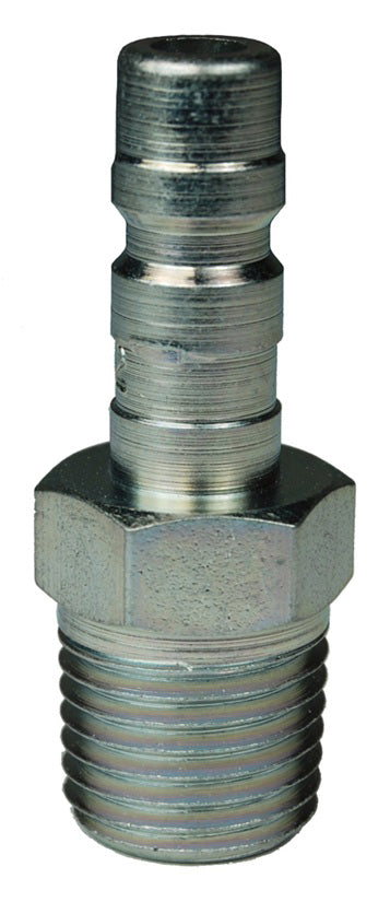 A2M2 by Dixon Valve | Pneumatic Quick Disconnect Coupling | A-Series | 1/4" Male NPTF x 1/4" Body Size | Compact Plug | Steel