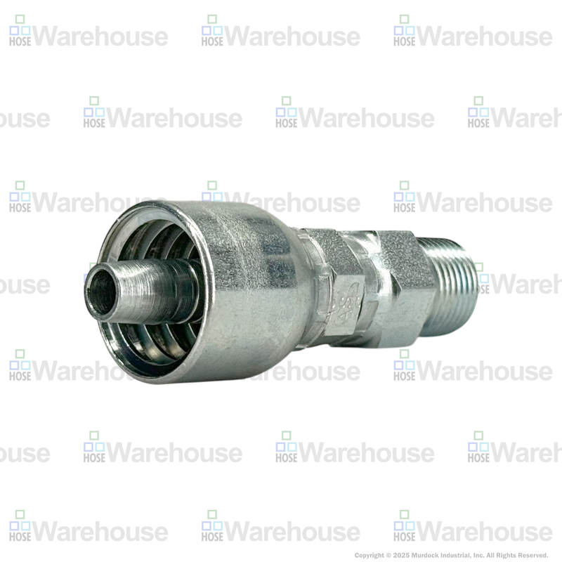 A04-4x4 by Couplamatic | A Series Coupling | 1/4" Hose ID x 1/4-18 Thread Male Swivel NPTF | Straight
