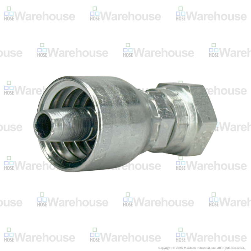 A05-6x6 by Couplamatic | A Series Coupling | 3/8" Hose ID x 3/8-18 Thread Female Swivel NPSM | Straight