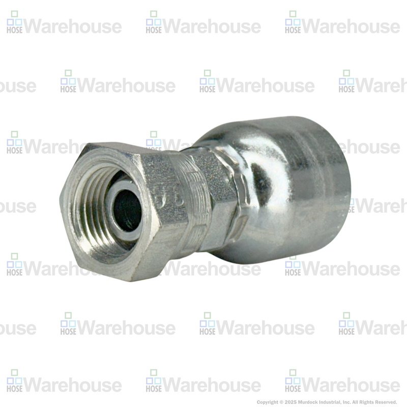 A05-6x6 by Couplamatic | A Series Coupling | 3/8" Hose ID x 3/8-18 Thread Female Swivel NPSM | Straight