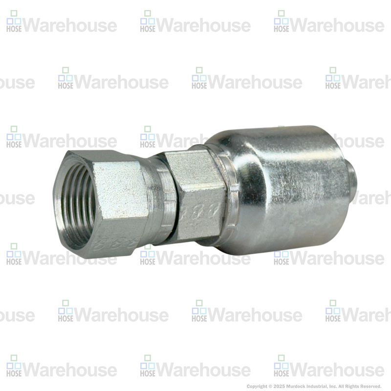 A09-10x10 by Couplamatic | A Series Coupling | 5/8" Hose ID x 7/8x14 Thread JIC 37° Female Swivel | Straight