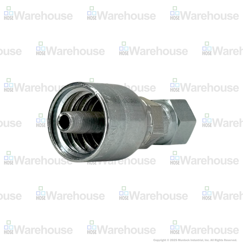A09-4x4 by Couplamatic | A Series Coupling | 1/4" Hose ID x 7/16x20 Thread JIC 37° Female Swivel | Straight