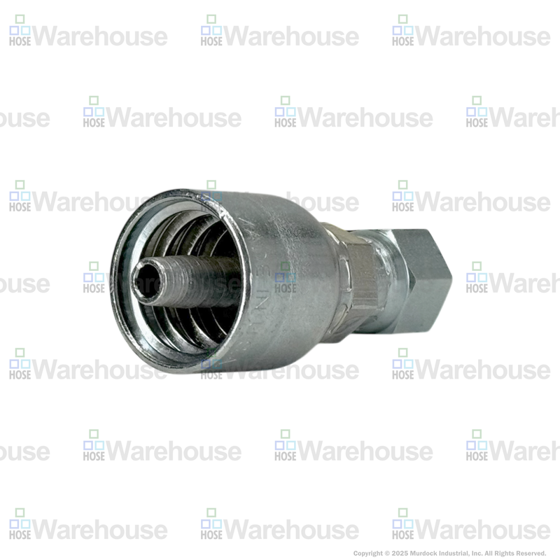 A09-6x6 by Couplamatic | A Series Coupling | 3/8" Hose ID x 9/16x18 Thread JIC 37° Female Swivel | Straight
