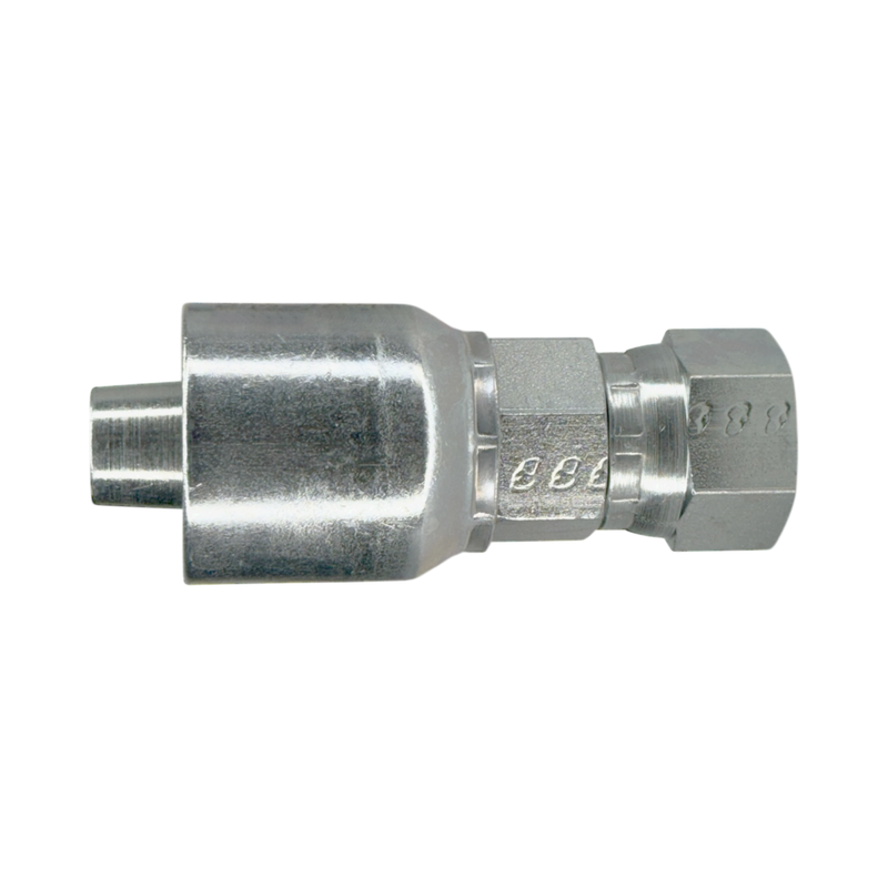 A09-8x8 by Couplamatic | A Series Coupling | 1/2" Hose ID x 3/4x16 Thread JIC 37° Female Swivel | Straight