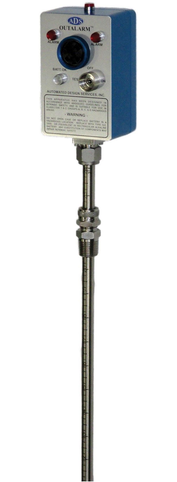 A100HC60A by Dixon Valve | A100 Outalarm® | with Hi-temp Capacitance Probe | 60" Length