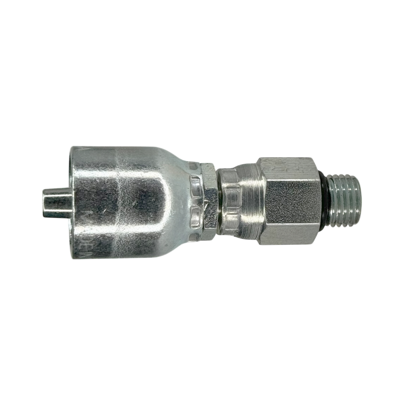 A12-4x4 by Couplamatic | A Series Coupling | 1/4" Hose ID x 7/16x20 Thread ORB Male Swivel | Straight