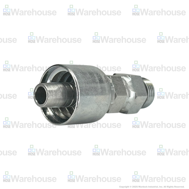A12-6x6 by Couplamatic | A Series Coupling | 3/8" Hose ID x 9/16x18 Thread ORB Male Swivel | Straight