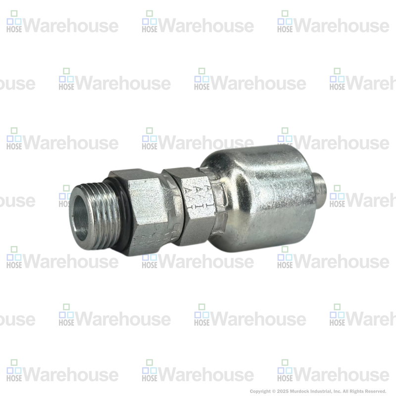 A12-8x8 by Couplamatic | A Series Coupling | 1/2" Hose ID x 3/4x16 Thread ORB Male Swivel | Straight