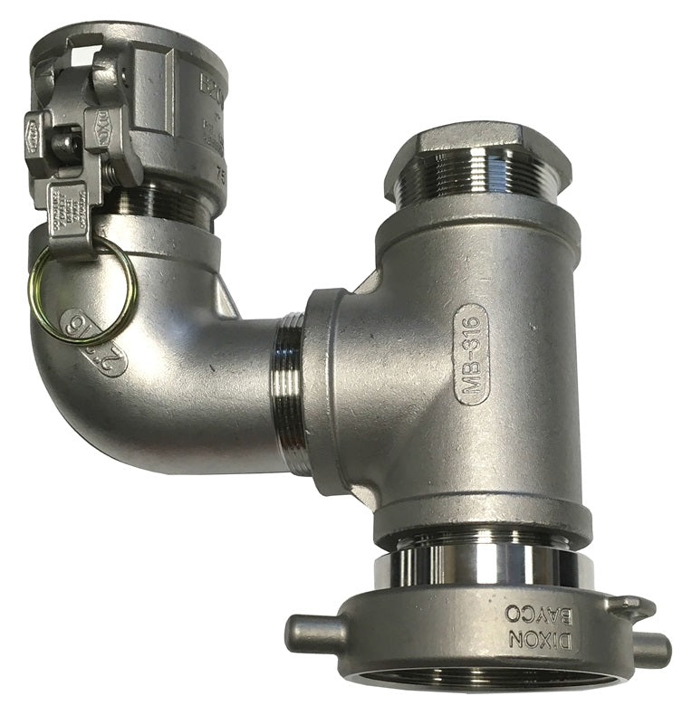 A200SVA by Dixon Valve | Tank Washout Cap | Wash-out Cap with Swivel and 2" Vent
