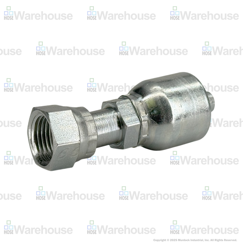 A30-4x4 by Couplamatic | A Series Coupling | 1/4" Hose ID x 9/16x18 Thread O-Ring Face Seal | ORF Female Swivel | Straight