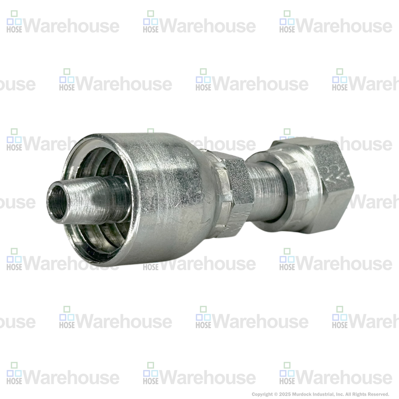A30-6x6 by Couplamatic | A Series Coupling | 3/8" Hose ID x 11/16x16 Thread O-Ring Face Seal | ORF Female Swivel | Straight