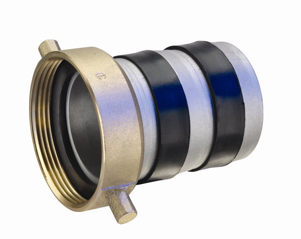 ABF-LF150 by Kuriyama | EZ-Seal™ Leak Resistant Pin Lug Fitting | ABF-LF Series | 1-1/2" Size | Shank with Female Brass Swivel Nut | Aluminum