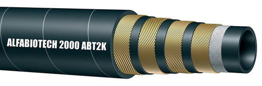 ABT2K-48 Alfagomma by Kuriyama | ABT2K Series | Alfabiotech 2000 Minetuff Hydraulic Hose | 4-Wire | 3" ID | 3.64" OD | 2000 PSI | 100ft Length