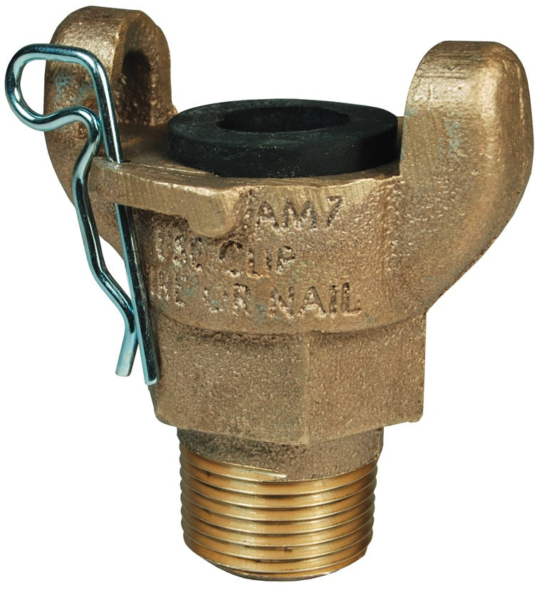 ABB1 Air King® by Dixon Valve | Pneumatic Fitting | 2-Lug Threaded End | Chicago Style x 1/4" Male NPT | Brass