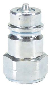 AG4F4-PV by Dixon Valve | Hydraulic Quick Disconnect Coupling | AG-Series | 1/2" Female NPTF x 1/2" Agricultural Interchange Poppet Valve | Plug | Steel