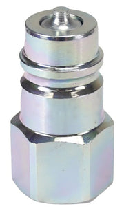 AG4OF5-PV by Dixon Valve | Hydraulic Quick Disconnect Coupling | AG-Series | 5/8" Female ORB x 1/2" Agricultural Interchange Poppet Valve | Plug | Steel