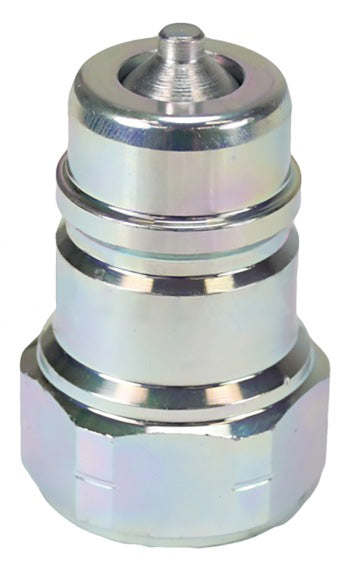 AG6F6-PV by Dixon Valve | Hydraulic Quick Disconnect Coupling | AG-Series | 3/4" Female NPTF x 3/4" Agricultural Interchange Poppet Valve | Plug | Steel