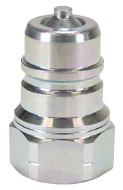 AG8F8-PV by Dixon Valve | Hydraulic Quick Disconnect Coupling | AG-Series | 1" Female NPTF x 1" Agricultural Interchange Poppet Valve | Plug | Steel