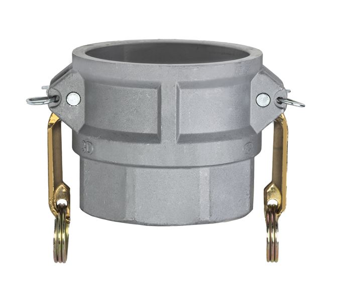 AL-D150 by Kuriyama | AL-D Series | Part D | Cam & Groove Adapter | 1-1/2" Coupler x 1-1/2" Female NPT | Aluminum