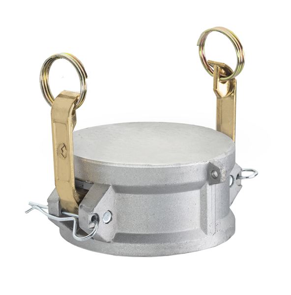 AL-DC800 by Kuriyama | AL-DC Series | Part DC | Cam & Groove Dust Cap | 8" Size | Aluminum