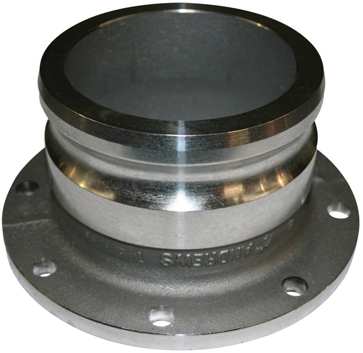 600-ALT-AL by Dixon Valve | Cam & Groove TTMA Flange Adapter | 6" Adapter x 6" TTMA Flange | Aluminum