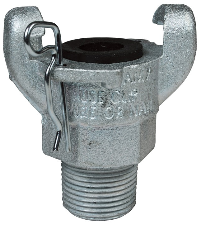 AMB1 Air King® by Dixon Valve | Pneumatic Fitting | 2-Lug Threaded End | Chicago Style x 1/4" Male NPT | Iron