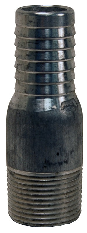 AST25 by Dixon Valve | King Combination Nipple | No Knurl | 2" Male NPT x 2" Hose ID | Aluminum